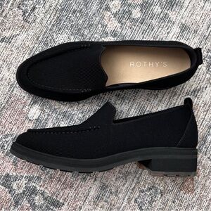 NWOT Rothy’s Lug Loafer in Black